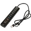 NITRO CONCEPTS Hub Usb Nitro Concepts UH1 Hybrid 10 porte Usb 3.2 1m Nero [NC-SR-AC-006]