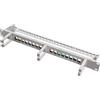 Logilink Pannello Patch Logilink NK4076 16 porte Keystone Senza Frutti con Gestione Grigio