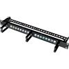 Logilink Pannello Patch Logilink NK4077 16 porte Keystone Senza Frutti con Gestione Nero
