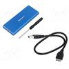 QOLTEC Box SSD Qoltec NGFF 51832/Ssd M.2/USB 3.0/2 TB/5 Gb/s/Blu [51832]