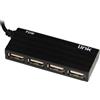 Link Hub Usb Link LKHUB204 4 porte Usb 2.0 fino a 480Mbps Nero [LKHUB204]