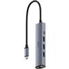 Cudy Hub usb Cudy 5-IN-1 USB Hub con connessione cavo di rete GbE [UH605]