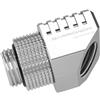BARROW Adattatore Barrow 45 gradi G1/4 pollice maschio a G1/4 pollice femmina Argento