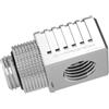 BARROW Adattatore Barrow 90 gradi G1/4 pollice maschio a G1/4 pollice femmina Argento