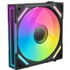Alpenfohn Ventola 120x120 Alpenfohn Wing Boost 4 PWM Reverse ARGB 120mm Nero [84000000234]