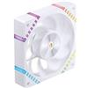 JONSBO Ventola 120x120 Jonsbo HF2-120 Reverse Blade PWM ARGB 120mm Bianco [HF2-120]