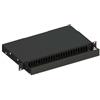 Techly Cassetto ottico Techly SBE-24SCDB 19'' con piastra frontale per 24 prese SC Duplex Nero
