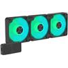 APNX Ventola 120x120 APNX FP1-120-3 RGB 3x120mm Nero [APF3-PF11257.11]