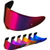 PSLER Visiera per Casco per Shoei NXR2 Z8 Visiera Colorata per RF-1400 CWR-F2 CWR-F2R X15 X-SPR Pro Protezione UV per Moto Accessori di Ricambio per Visiera Protettiva(Rosso Violaceo Intenso)