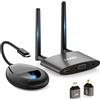TIMBOOTECH Trasmettitore e Ricevitore HDMI Wireless 4K/5G, Trasmettitore Video