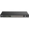 D-Link Switch Gigabit PoE Gestito L2 26 Porte Nero