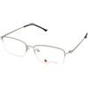Kimikado Titanium Iwashiro C6 | Occhiali da Vista Graduati | Prova Online | Titanio | Rettangolari | Argento | Adrialenti