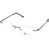 Kimikado Titanium Kai C6 | Occhiali da Vista Graduati | Prova Online | Titanio | Rettangolari | Viola | Adrialenti