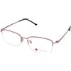 Kimikado Titanium Iwashiro C1 | Occhiali da Vista Graduati | Prova Online | Titanio | Rettangolari | Rosa | Adrialenti