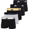 adidas Trunk (5 Pezzi) - Active Flex Cotton - Biancheria Intima Comoda, Assortito 3, S
