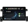 Keconsing 9" Android 14 2 Din Autoradio per Suzuki Grand Vitara 2004-2015-[Integrato Wireless CarPlay | Android auto | Mirror Link | GPS Sat Nav | Bluetooth 5.0 | WiFi | 4G | SWC]+CAM Incluso