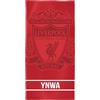 Character World Liverpool FC - Asciugamano con licenza ufficiale, super morbido, design Club, perfetto per casa, bagno, spiaggia e piscina, taglia unica, 80 cm x 160 cm, 340 g/m², 100% cotone