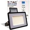 V-TAC Faro LED da Esterno 100W con Chip Samsung - [Ultima Generazione] - IP65-8200 Lumen - Proiettore LED Esterno Nero per Casa, Giardino, Garage - Impermeabile - Fari - Luce Bianca Naturale