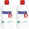 HM Disgorgante Professionale sgorgosi 2x1L - Sgorgante Liquido Potente per WC e Scarichi Intasati - Scioglie Capelli, Grasso e Residui - Sicuro su PVC e Metallo