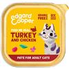 EDGARD & COOPER GATTO ADULTO PATE\' TACCHINO E POLLO DA 85 GR 85G