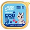 EDGARD & COOPER GATTO KITTEN PATE\' MERLUZZO MSC E POLLO DA 85 GR 85G