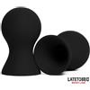 LateToBed BDSM Line Silicone Nipple Suckers Black
