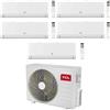 TCL - Climatizzatore TCL penta split BreezeIN P5 9000+9000+12000+12000+12000 btu inverter Wifi A++ R32 MT4250