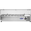 Atosa Vetrina Refrigerata Portacondimenti Atosa ESL3883-GR - Dim.1500x33 cm - 7 × GN1/4