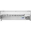 Atosa Vetrina Refrigerata Portacondimenti Atosa ESL3888-GR - Dim.1800x38 cm - 8 × GN1/3