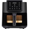 Ardes Friggisana Infinity ARFRYA08LV - Friggitrice ad aria con finestra 8 litri - Airfryer +35% di spazio e tecnologia Rapid Air - Air fryer 10 in 1, temperatura e timer regolabili, luce, display