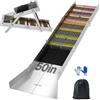 VEVOR Kit di Prospezione per Oro 1270mm 2 in 1 Pieghevole, Attrezzatura Mineraria Portatile in Lega Alluminio con Zaino Coulisse e Guanti, High Banker Gold Sluice Canaletta per Ricerca Oro in Acqua