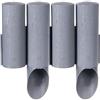 Cellfast Standard 4 palizzata del giardino marrone/grafite. Altezza: 25,5 cm - Lunghezza: 2,3 m (grafite)