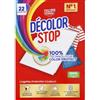 Décolor Stop Decolor Stop - Protezioni Colori - Evita gli incidenti di decolorazione - Preserve la luminosità dei colori - Tutti i programmi tessili e temperature - meno cicli - più risparmio - x22 salviettine