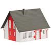 Faller 130315 - Modellismo ferroviario, Casa unifamiliare di campagna, colore: Rosso