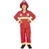 Rubie's RUBIES COSTUME DA POMPIERE BAMBINO per ragazzo, per ragazza, taglia XXS, camicia, pantalone, cappello, per Carnevale, Natale, Feste e Cosplay