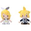 SEGA Project Sekai Ren Rin Kagamine Peluche Bambola Fluffy Virtual Singer Set...