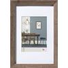 walther design noce 30 x 45 cm con passe-partout, cornice in legno Fiorito EF045N