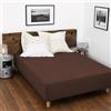 Home Linge Passion - Lenzuolo con Angoli, 100% Cotone a 57 Fili (Etichetta Oeko-Tex)