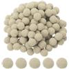 PATIKIL 0.6 Pon Pon Colorati, 500pz Mini Pompon Colorati Decorativi Pompon Piccoli Alta Elasticità Palline Colorate per Cappello Arte Natalizia Fai-Da-Te, Beige chiaro