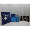 Glory Cosmetics Ice Blue, eau de toilette spray, in acciaio INOX, con kit per manicure, pezzi
