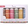 Eleytele Lip Balm Set di 6 balsami per labbra naturali e biologici | aromi: cocco, vaniglia, miele, menta, fragola, agrumi, idratazione, cura quotidiana, por regalo