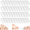 SZZETK 55 Pezzi Protezione Della Punta Trasparente, Silicone di Protezione Dei Piedi, Silicone di Protezione Dei Piedi Traspirante Rotezione Dita Piedi Silicone Elevata Elasticità Adatto Per Camminare