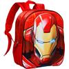 KARACTERMANIA Marvel Iron Man Stark-Zaino 3D Piccolo, Multicolore, 26 x 31 cm, Capacità 8.5 L