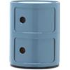 Kartell Componibili, Mobile Contenitore 2 Elementi, Azzurro