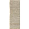 HAMID - Tappeto Giralda di Juta 100% Fibra di Iuta Naturale, Tappeti di Iuta Tappeto Morbido e Alta Resistenza, Tessuto a Mano, Soggiorno, Sala da Pranzo, Camera da Letto Tappet, Bianco (200x80cm)