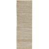 HAMID - Tappeto Giralda di Juta 100% Fibra di Iuta Naturale, Tappeti di Iuta Tappeto Morbido e Alta Resistenza, Tessuto a Mano, Soggiorno, Sala da Pranzo, Camera da Letto Tappeto, Bianco (250x80cm)