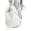 HYC00 Zaino Scuola Media Ragazza Zainetto Università Donna Zaini Scuola Superiore Ragazza Zaino per Scuola Casual Daypack Zaini Scolastici Cartelle Leggero Laptop Bag School Back Pack, Bianco