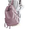 HYC00 Zaino Scuola Media Ragazza Zainetto Università Donna Zaini Scuola Superiore Ragazza Zaino per Scuola Casual Daypack Zaini Scolastici Cartelle Leggero Laptop Bag School Back Pack, Viola