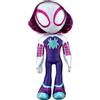 Marvel's Spidey and His Amazing Friends - My Friend Ghost-Spider peluche con suoni, 40,6 cm, giocattoli di supereroi per bambini dai 3 anni in su