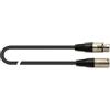 QUIK LOK - MX/775-2 Cavo Microfono STRIX XLR Maschio-Femmina 2 m Nero